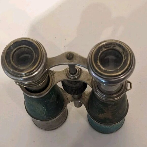 Vintage WORLD WAR II Army Binoculars CANADA Brass Military Spec Antique - Picture 5 of 12